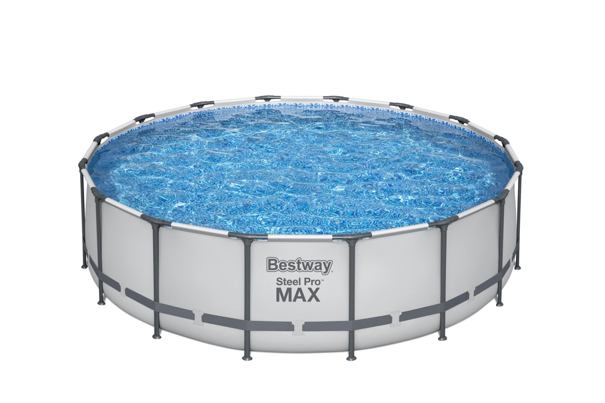 Piscine fuori terra Set piscina grigio chiaro da 488x122 cm Bestway 2