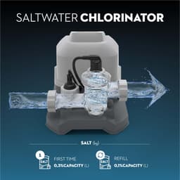 Trattamento chimico dell'acqua Cloratore a sale per piscina da 2 G/H Bestway 9