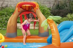 Giochi gonfiabili per bambini Playcenter gonfiabile con scivolo a forma di vulcano Bestway 5
