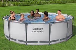 Piscine fuori terra Piscina solo struttura grigio chiaro - 366x100 cm Bestway 2