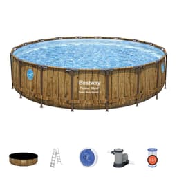 Piscine fuori terra Set piscina da 549x122 cm effetto legno Bestway 1