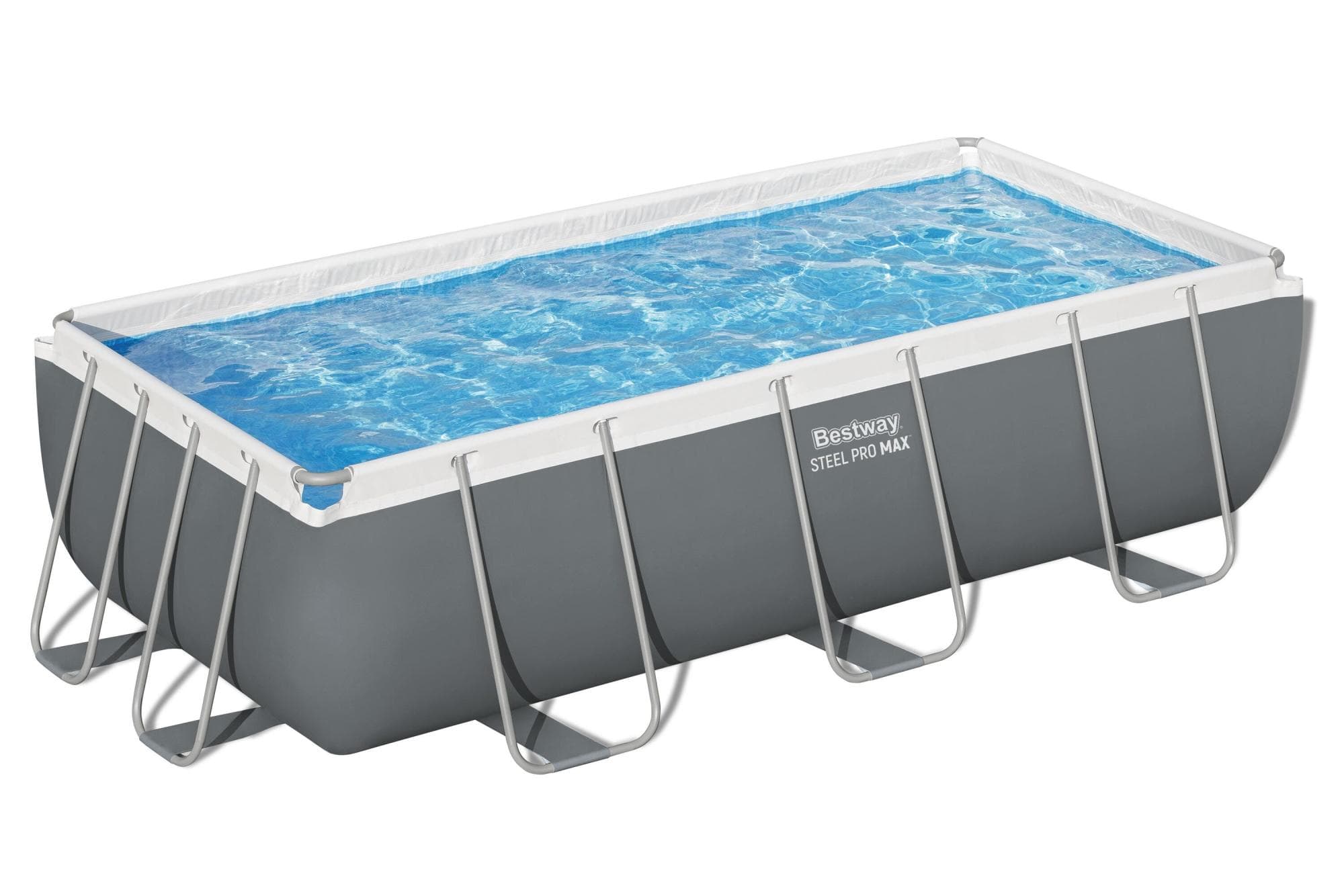 Piscine fuori terra Piscina solo struttura grigio scuro - 404x201x100 cm Bestway 1
