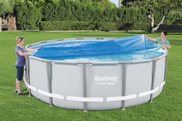 Coperture e Tappetini Copertura solare per piscina fuori terra da 488 cm Bestway 4