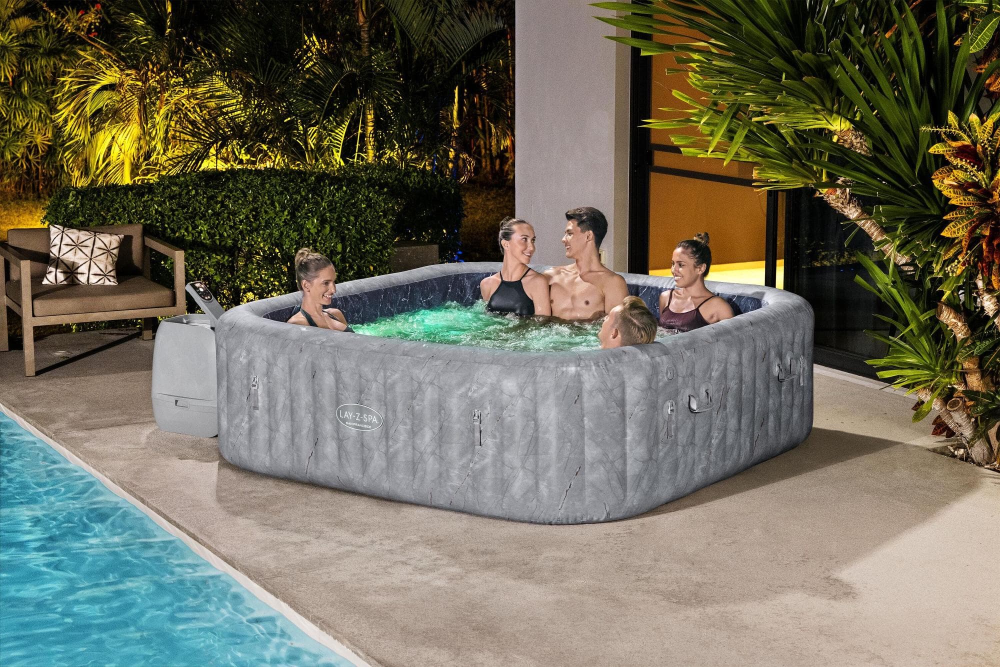 Idromassaggi gonfiabili Lay-Z-Spa Idromassaggio gonfiabile Lay-Z-Spa San Francisco HydroJet Pro 5/7 persone Bestway 4