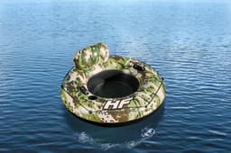 Gonfiabili mare per adulti Ciambella gonfiabile con schienale Camo Bestway 5