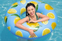 Gonfiabili mare per adulti Ciambella gonfiabile Limone Bestway 5