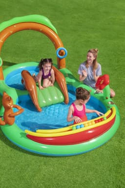 Giochi gonfiabili per bambini Playcenter gonfiabile Friendly Woods Bestway 3
