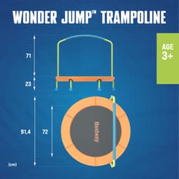 Giochi gonfiabili per bambini Tappeto elastico Wonderjump per bambini da 91 cm Bestway 8