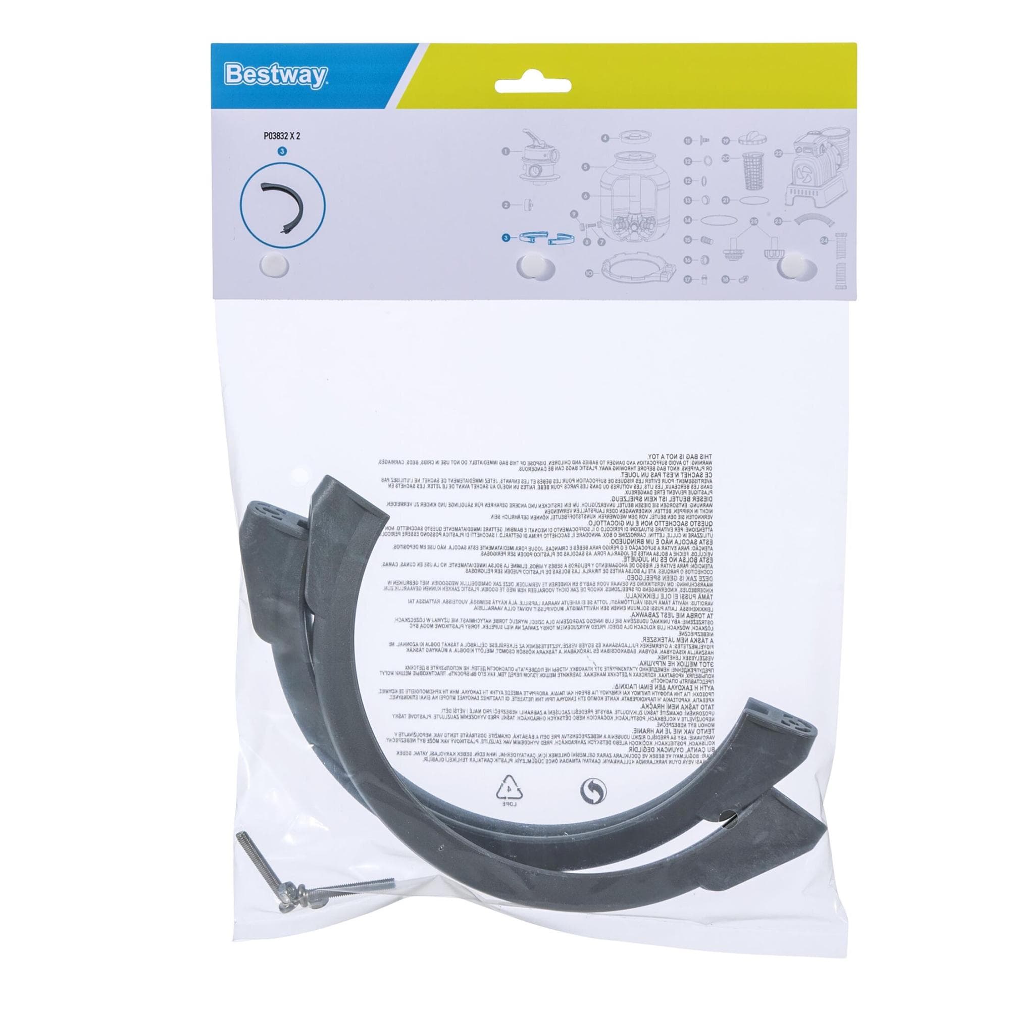 Ricambi Piscine e Spa Morsetto per pompa filtro a sabbia da 3785 l/h a 11355 l/h Bestway 1