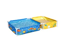 Giochi gonfiabili per bambini Piscina gioco e box sabbia per bambini da 213x122x30.5 cm Bestway 6