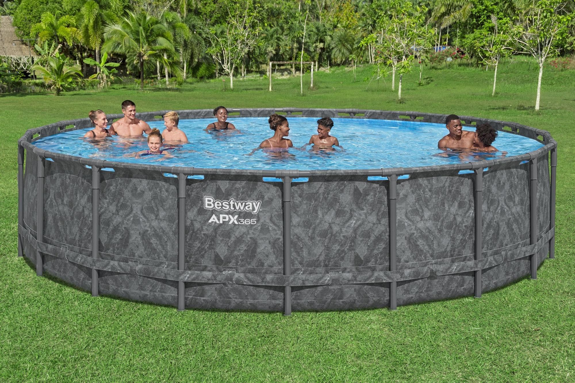 Piscine fuori terra Piscina solo struttura e liner APX 365 da 610x132 cm Bestway 2