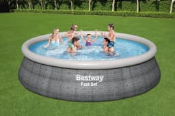 Piscine fuori terra Set piscina gonfiabile Fast Set da 457x107 cm Bestway 3