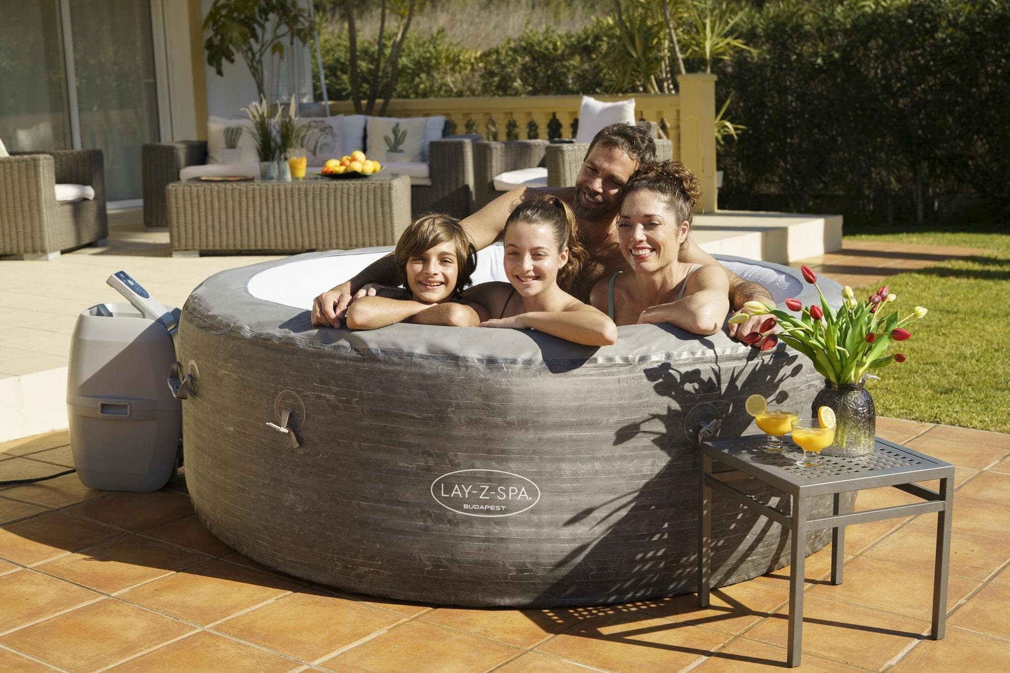 Idromassaggi gonfiabili Lay-Z-Spa Idromassaggio gonfiabile Lay-Z-Spa Budapest AirJet 4-6 persone Bestway 2