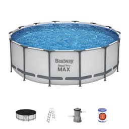 Piscine fuori terra Set piscina grigio chiaro da 427x122 cm Bestway 1