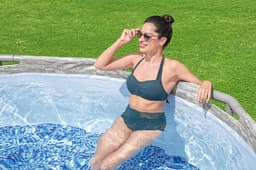 Piscine fuori terra Set piscina da 488x305x107 cm effetto pietra Bestway 5