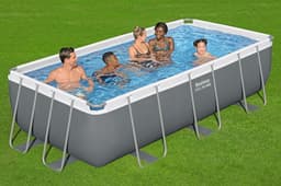 Piscine fuori terra Set piscina da 404x201x100 cm grigio scuro Bestway 2