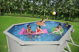Piscine fuori terra Set piscina Hydrium grigia da 610x366x122 cm Bestway 5