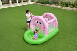 Giochi gonfiabili per bambini Salterello gonfiabile Pink Pig Bestway 2