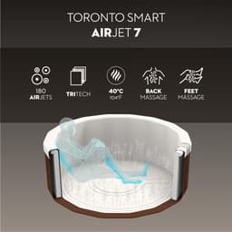 Idromassaggi gonfiabili Lay-Z-Spa Idromassaggio semirigido Lay-Z-Spa Toronto AirJet 5-7 persone Bestway 4