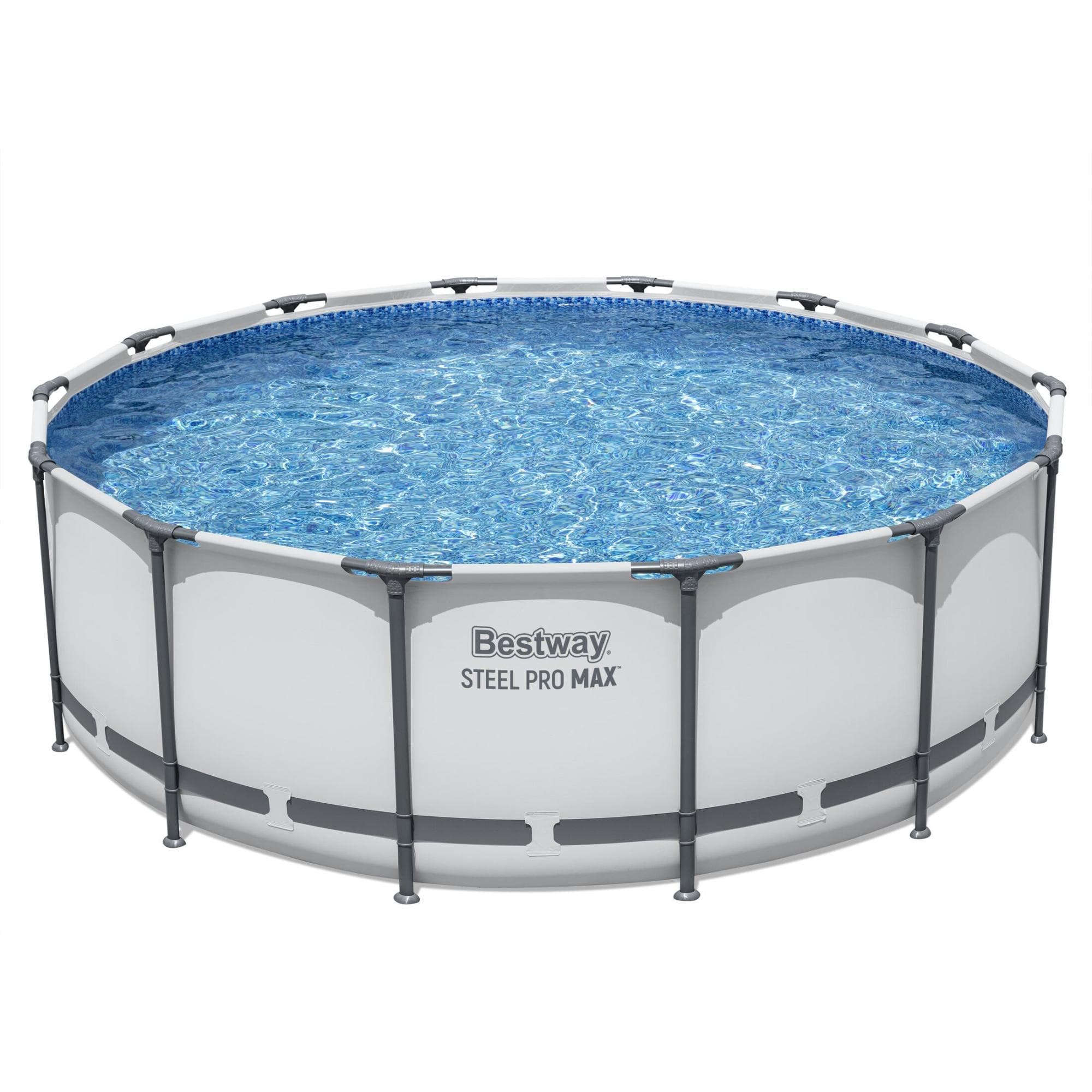 Piscine fuori terra Piscina solo struttura grigio chiaro - 427x122 cm Bestway 1