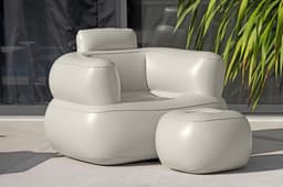Arredo gonfiabile casa e giardino Poltrona gonfiabile e pouf Comfi Cube Bestway 3