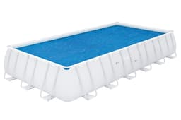 Coperture e Tappetini Copertura solare per piscina fuori terra rettangolare adattabile Bestway 2