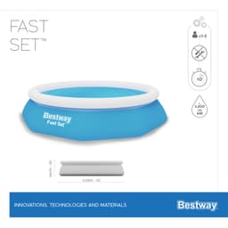 Piscine fuori terra Set piscina gonfiabile Fast Set da 305x66 cm Bestway 7