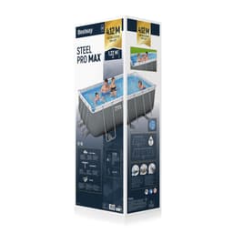Piscine fuori terra Set piscina grigio scuro da 412x201x122 cm Bestway 7