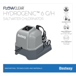 Trattamento chimico dell'acqua Clorinatore a sale per piscina Bestway 6