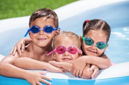 Giochi gonfiabili per bambini Piscina gonfiabile gioco Lago da 262x157x46 cm Bestway 8