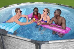 Piscine fuori terra Set piscina da 427x122 cm effetto pietra Bestway 4