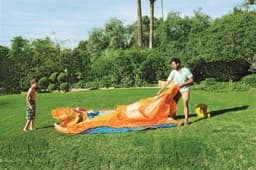 Giochi gonfiabili per bambini Parco acquatico gonfiabile Hurricane Tunnel Blast Constant Air Bestway 7
