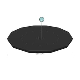 Coperture e Tappetini Copertura rotonda per piscine da 366 cm Bestway 1