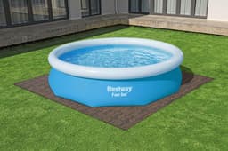 Accessori Piscine e Spa Tappeto sotto piscina componibile e decorativo effetto legno Bestway 3
