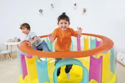 Giochi gonfiabili per bambini Salterello gonfiabile BounceJam da 180x86 cm Bestway 4