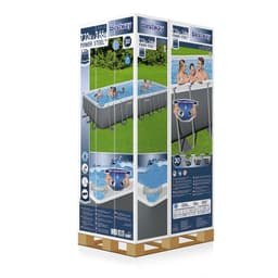 Piscine fuori terra Set piscina da 732x366x132 cm grigio scuro Bestway 7