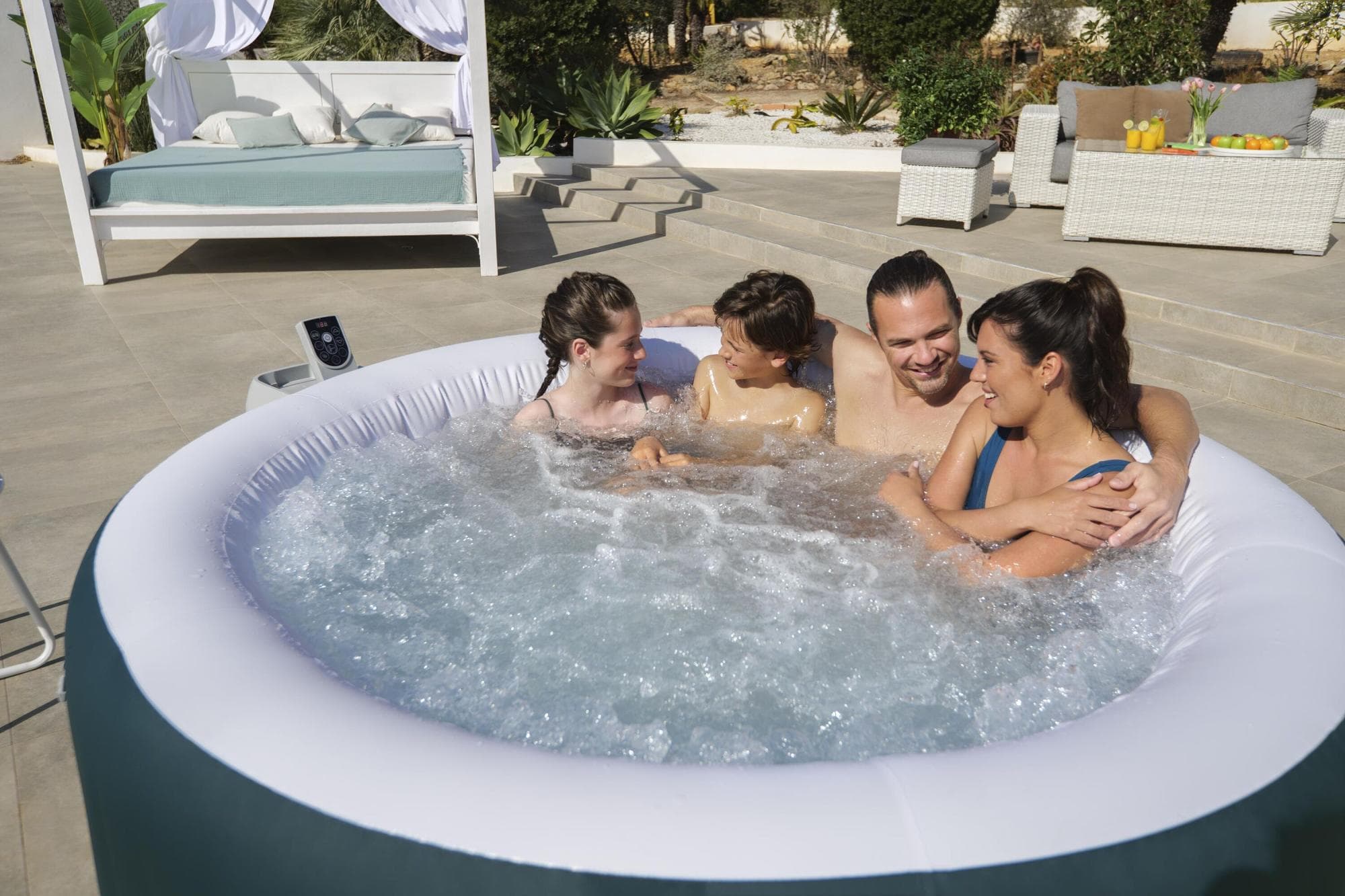 Idromassaggi gonfiabili Lay-Z-Spa Idromassaggio gonfiabile Lay-Z-Spa Miami AirJet 2-4 persone verde Bestway 5