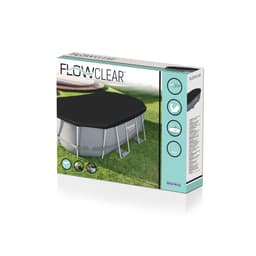 Coperture e Tappetini Copertura ovale per piscina da 427x250x100 cm Bestway 4