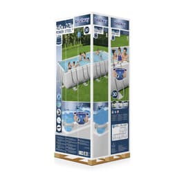 Piscine fuori terra Set piscina da 640x274x132 cm grigio chiaro Bestway 7