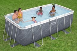 Piscine fuori terra Piscina solo struttura - 412x201x122 cm effetto marmo Bestway 2