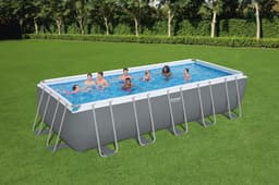 Piscine fuori terra Set piscina da 640x274x132 cm grigio scuro Bestway 3