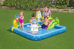 Giochi gonfiabili per bambini Playcenter gonfiabile Piccoli Astronauti con scivolo Bestway 2