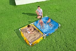 Giochi gonfiabili per bambini Piscina gioco e box sabbia per bambini da 213x122x30.5 cm Bestway 3