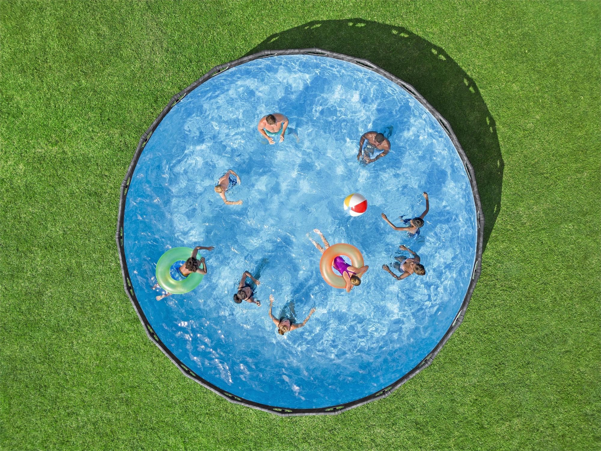 Piscine fuori terra Piscina solo struttura e liner APX 365 da 610x132 cm Bestway 5