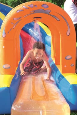 Giochi gonfiabili per bambini Parco acquatico gonfiabile Hurricane Tunnel Blast Constant Air Bestway 3