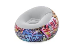 Arredo gonfiabile casa e giardino Poltrona pouf gonfiabile Graffiti Bestway 1