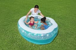 Giochi gonfiabili per bambini Piscinetta gonfiabile Sparkle Shell da 150x127x43 cm Bestway 6