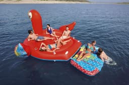 Gonfiabili mare per adulti Isola gonfiabile a forma di pappagallo Bestway 4