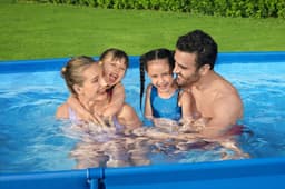 Piscine fuori terra Set piscina fuori terra rettangolare Steel Pro da 300x201x66 cm blu Bestway 6