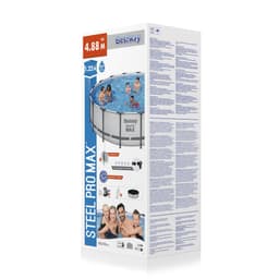 Piscine fuori terra Set piscina grigio chiaro - 488x122 cm Bestway 8